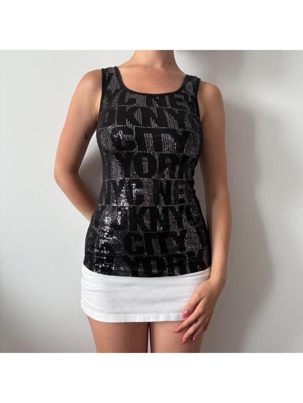 DKNY Women's Black Vest